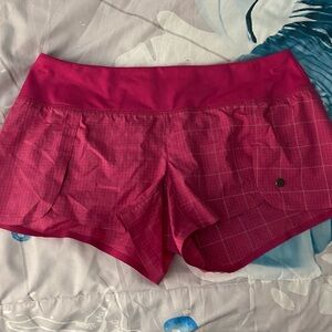 Brooks Pink Athletic Shorts